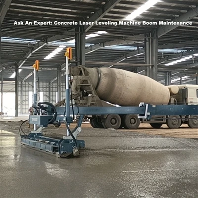 Demandez à un expert : entretien de la flèche de la machine de nivellement la...
